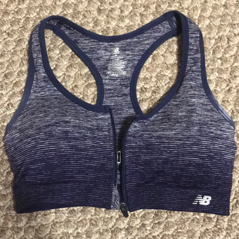 Zip-up New Balance Sports Bra